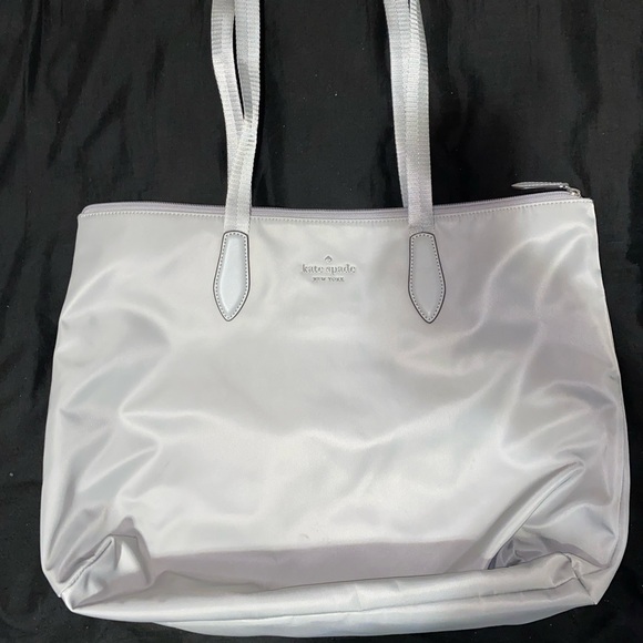 Kate Spade Silver Tote Bag - Picture 2 of 7